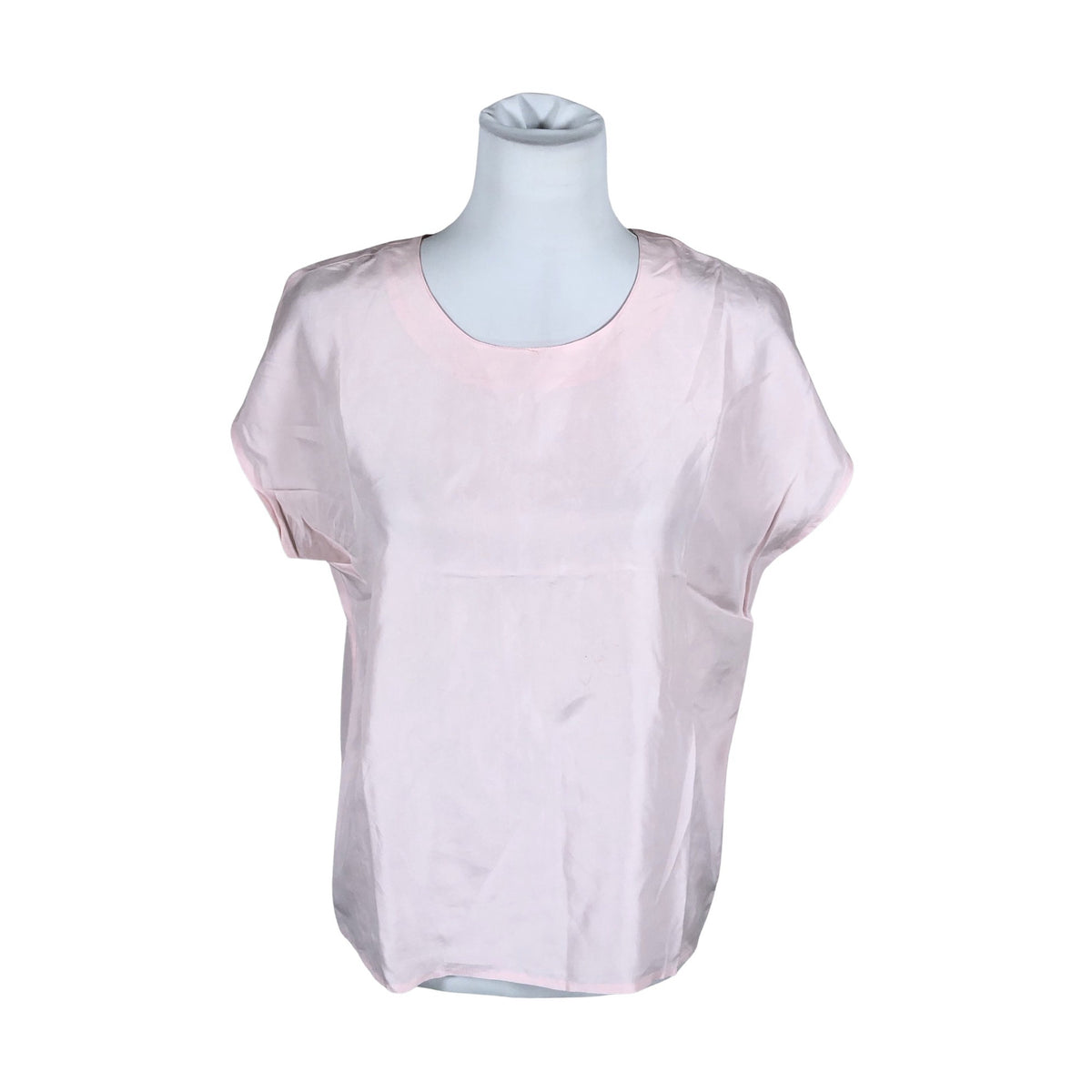 Naisten Stockmann Silk - Lyhythihainen pusero, koko 36 - Vaaleanpunainen (1)