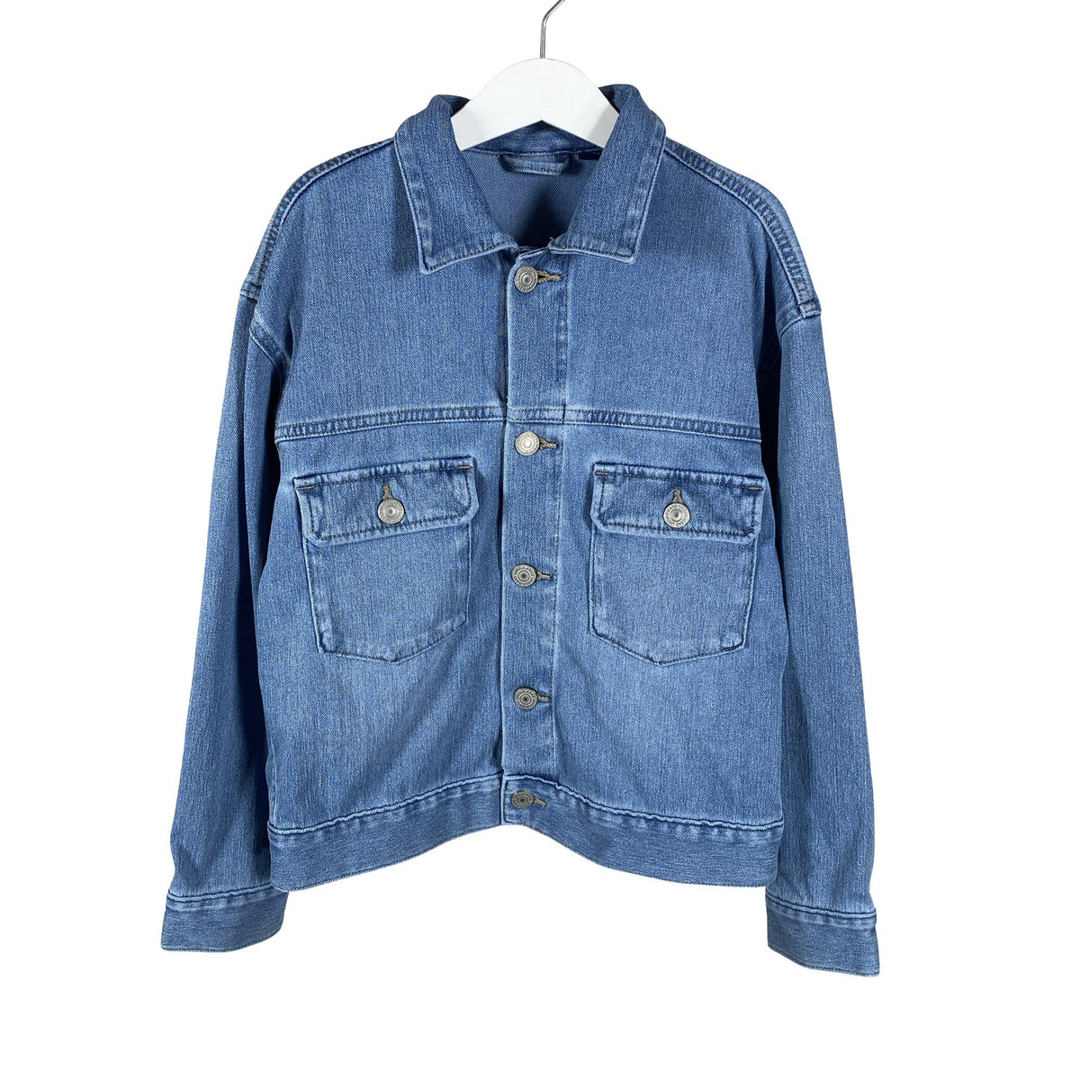 Unisex Uniqlo - Farkkutakki, koko 134 - 140 - Sininen (1)