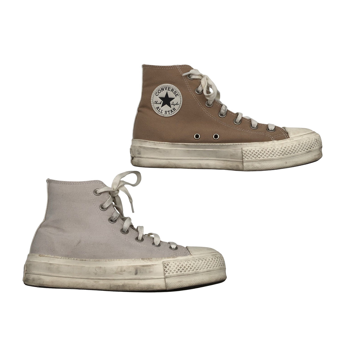 Naisten Converse - Tennarit, koko 40 - Beige (1)
