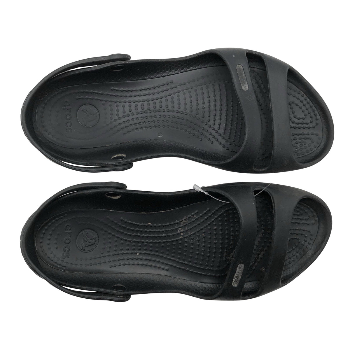 Naisten Crocs - Sandaalit, koko 39 - Musta (1)