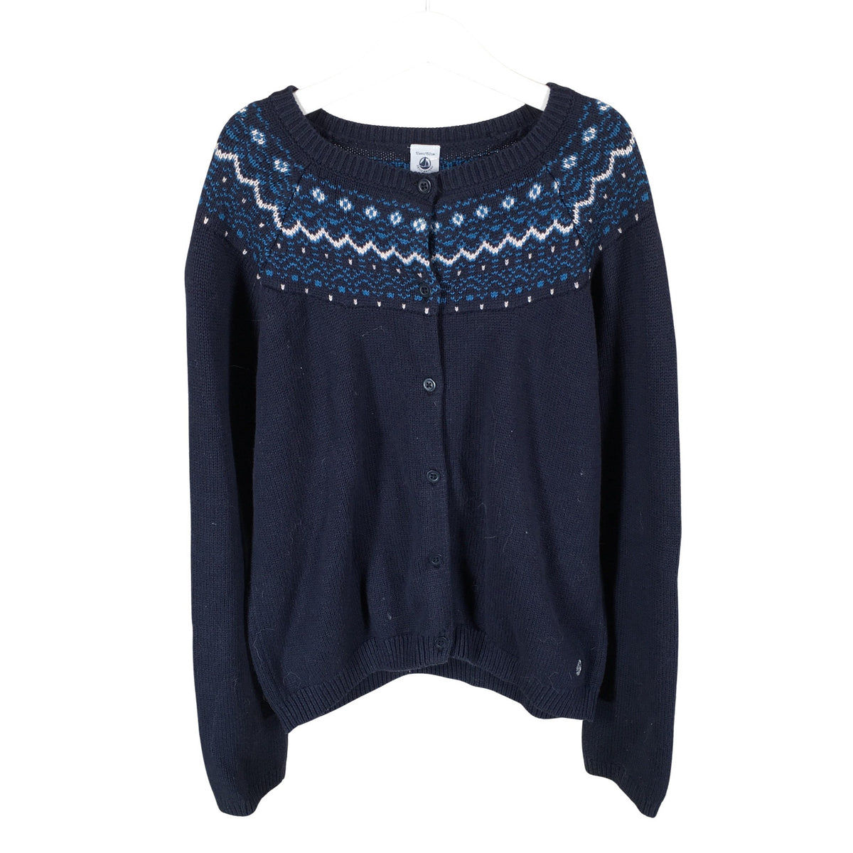 Unisex Petit Bateau - Neuletakki, koko 146 - 152 - Sininen (1)