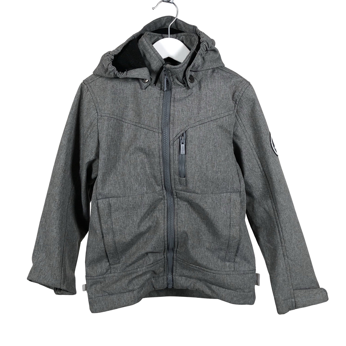 Unisex Huppa - Softshell-takki, koko 116 - 122 - Harmaa (1)