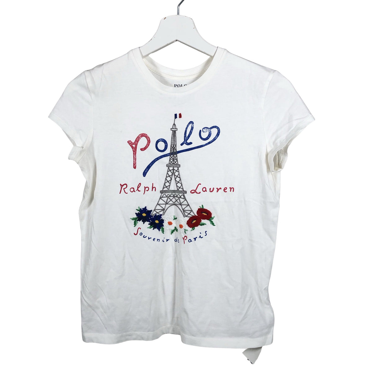Tyttöjen Polo Ralph Lauren - T-paita, koko 152 - 158 - Valkoinen (1)