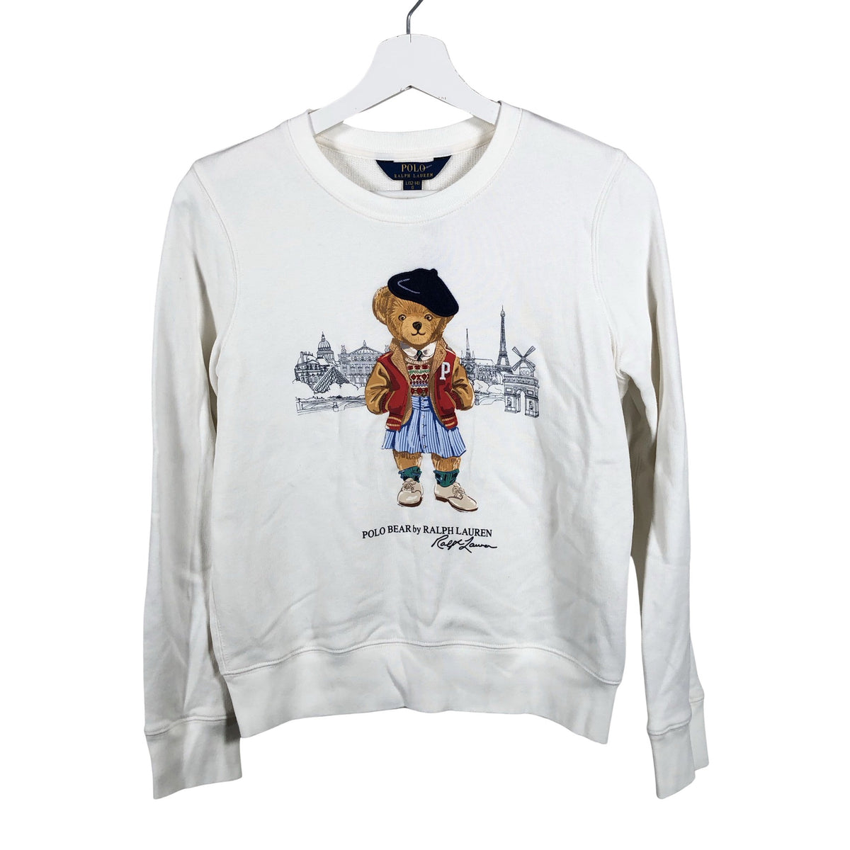Unisex Polo Ralph Lauren - Collegepaita, koko 152 - 158 - Valkoinen (1)