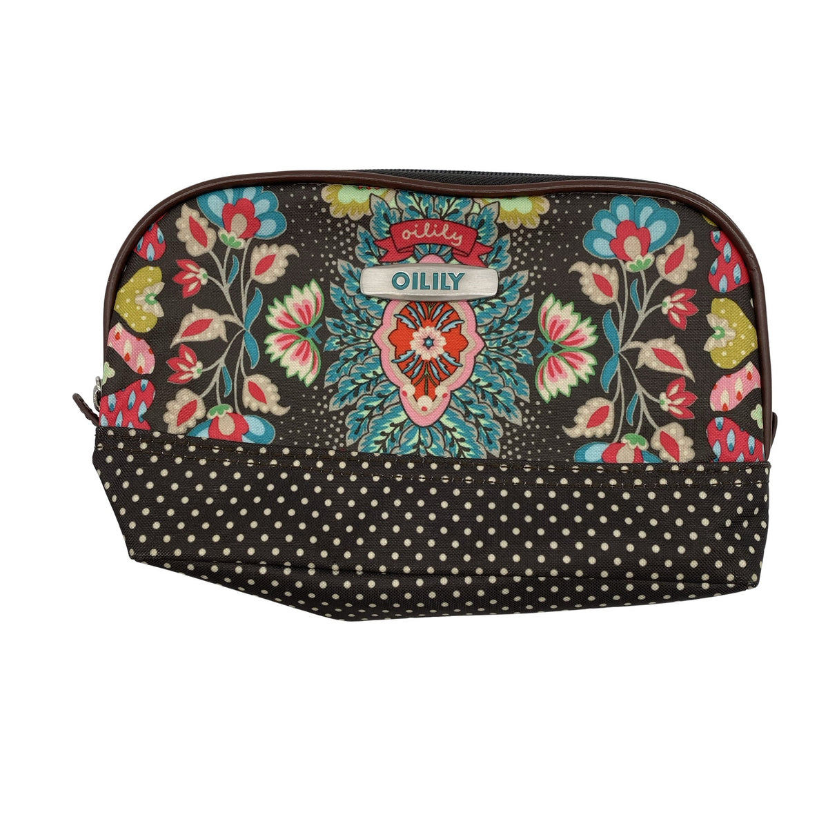 Naisten Oilily - Toilettilaukku, koko Mini - Harmaa (1)