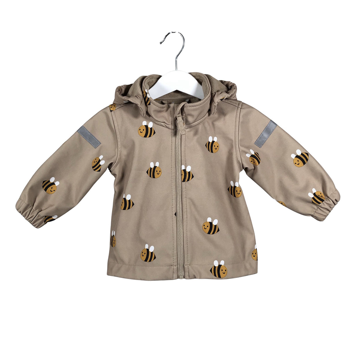 Unisex Lindex - Softshell-takki, koko 68 - 74 - Beige (1)