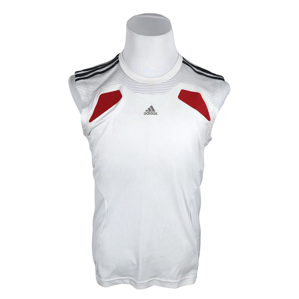 Miesten Adidas - Hihaton urheilupaita, koko M - Valkoinen (1)