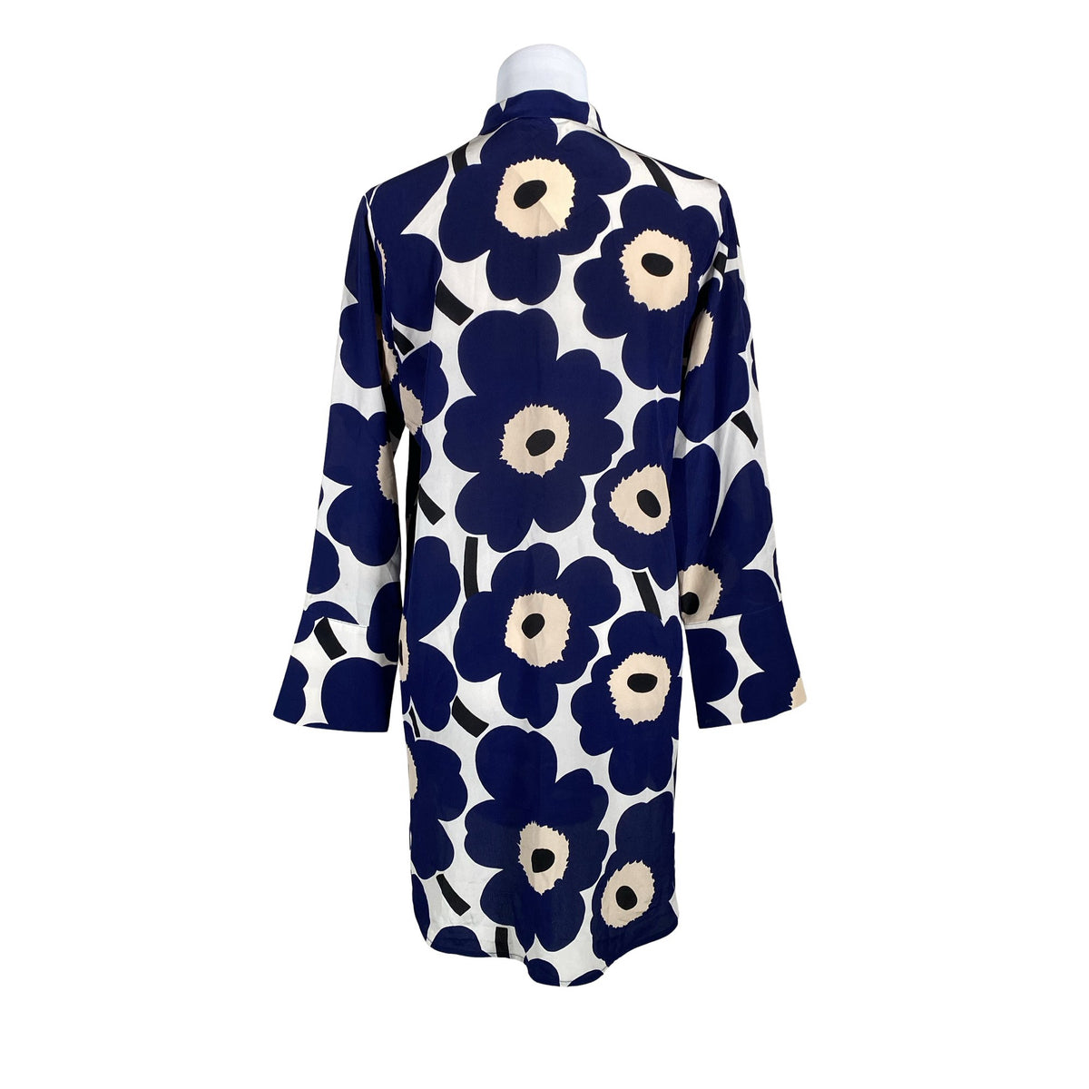 Naisten Marimekko - Sifonkitunika, koko 36 - Sininen (3)