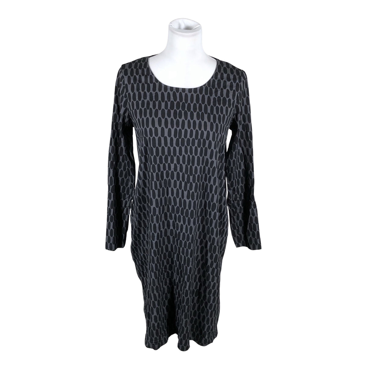 Naisten Marimekko - Trikoomekko, koko 38 - Harmaa (1)