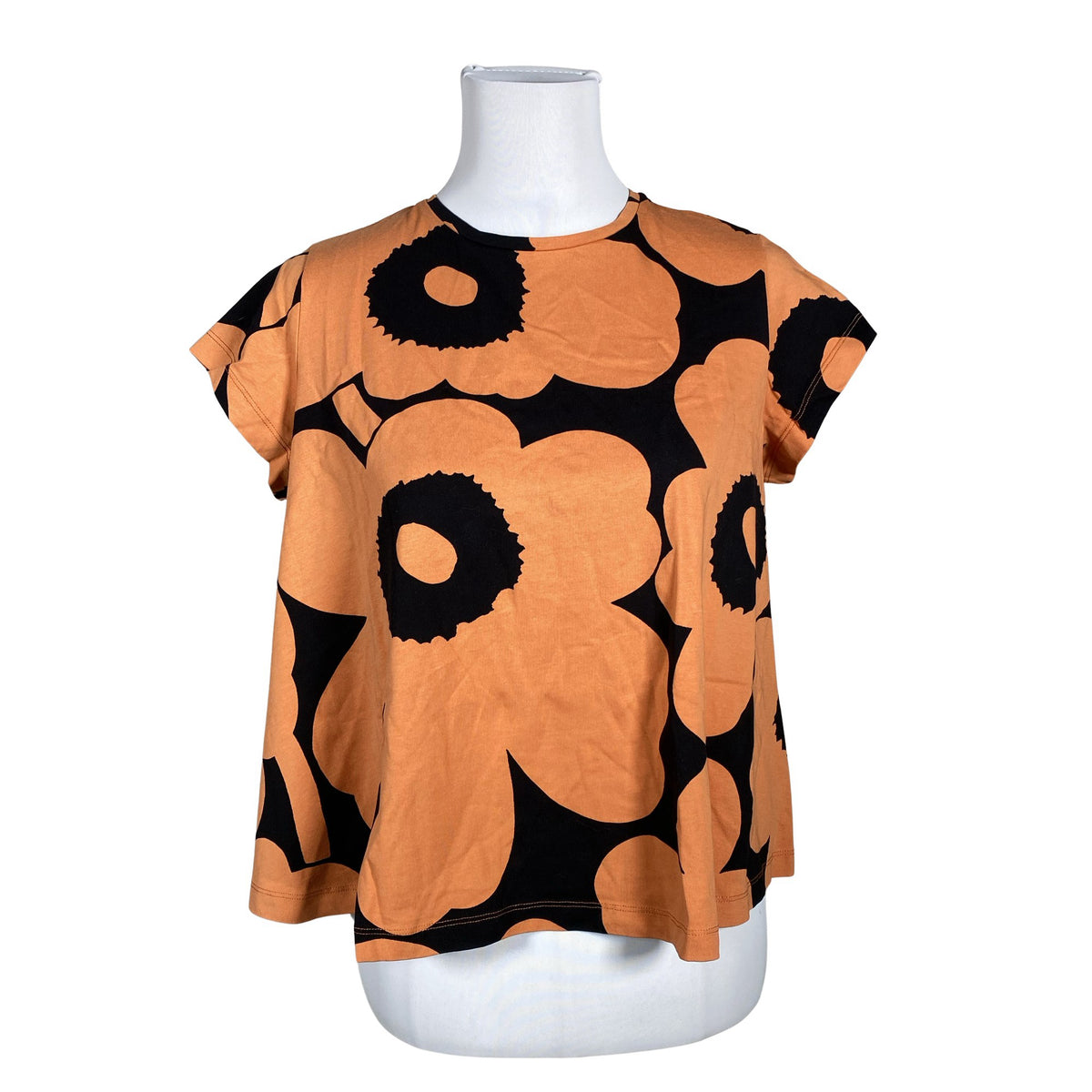 Naisten Marimekko - T-paita, koko 36 - Oranssi (1)