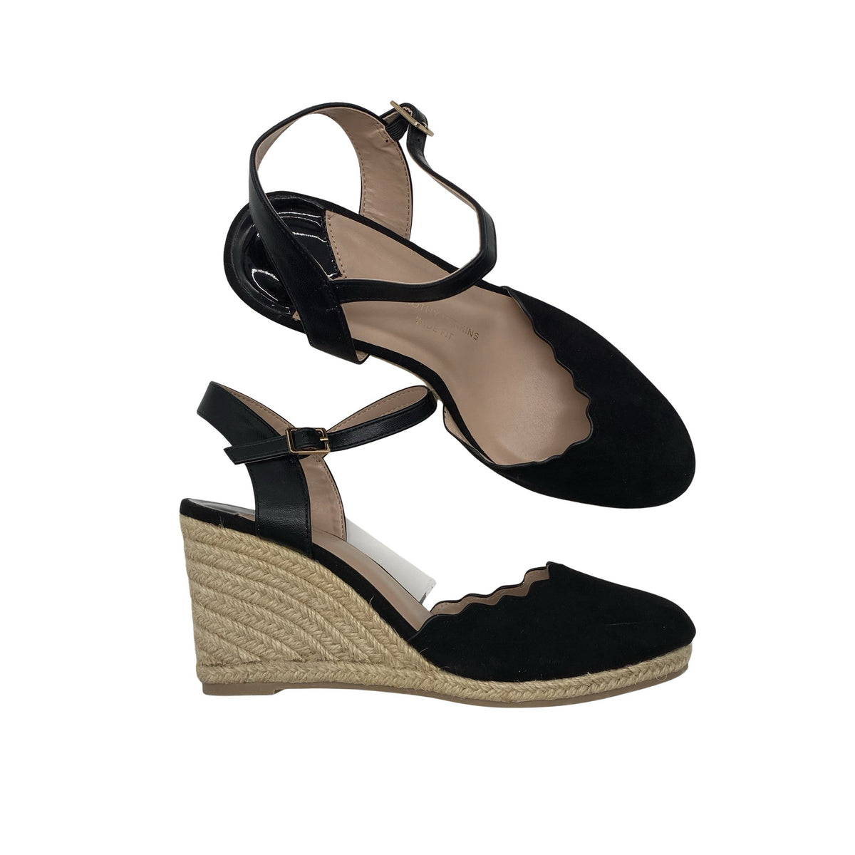 Naisten Dorothy Perkins - Kiilakorkosandaalit, koko 39 - Musta (1)