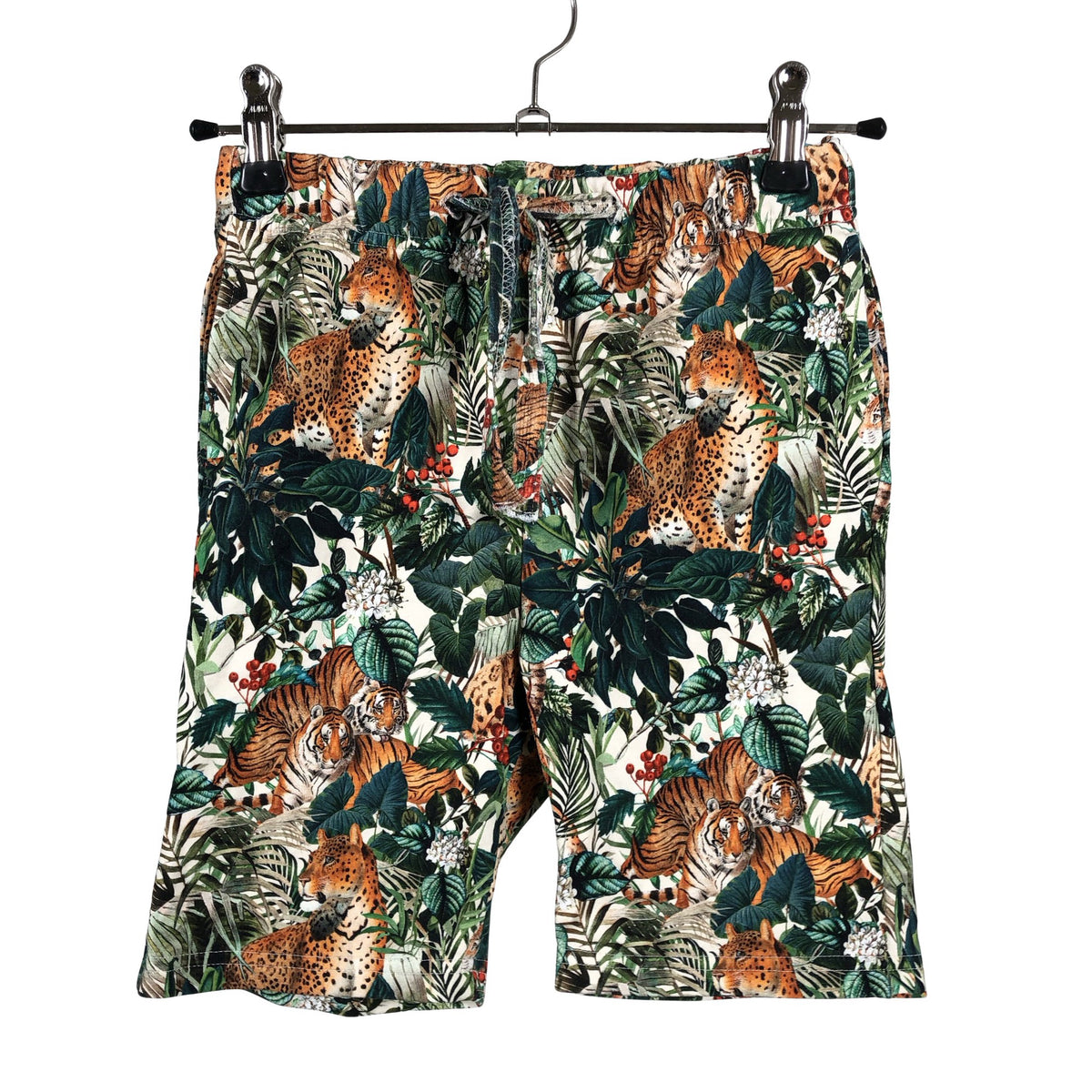 Unisex Metsola - Collegeshortsit, koko 110 - 116 - Vihreä (1)