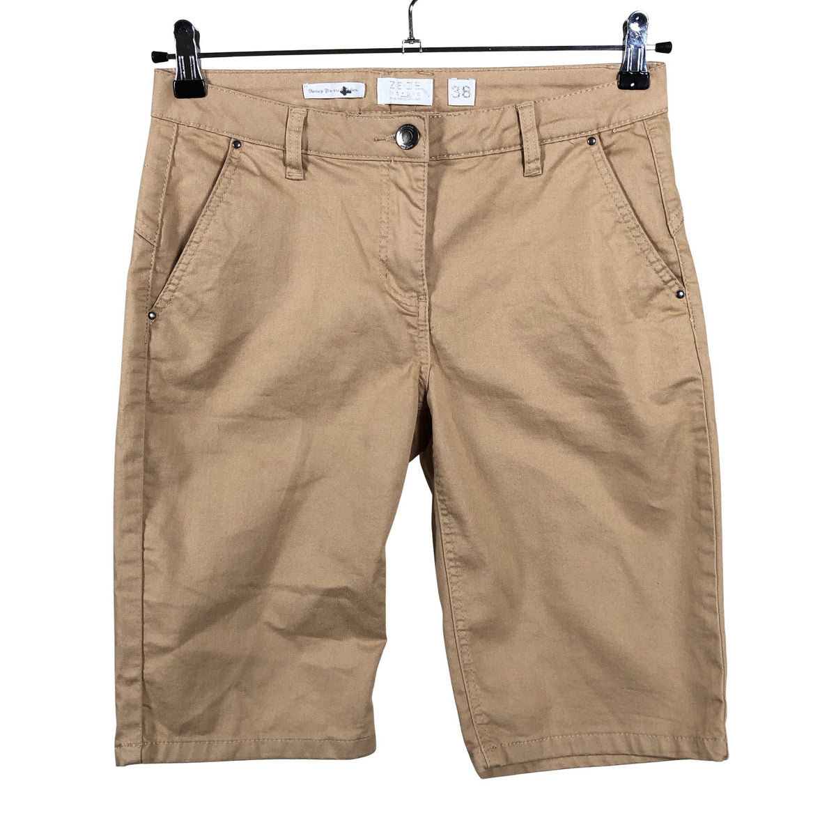 Naisten Ze-Ze - Shortsit, koko 38 - Beige (1)