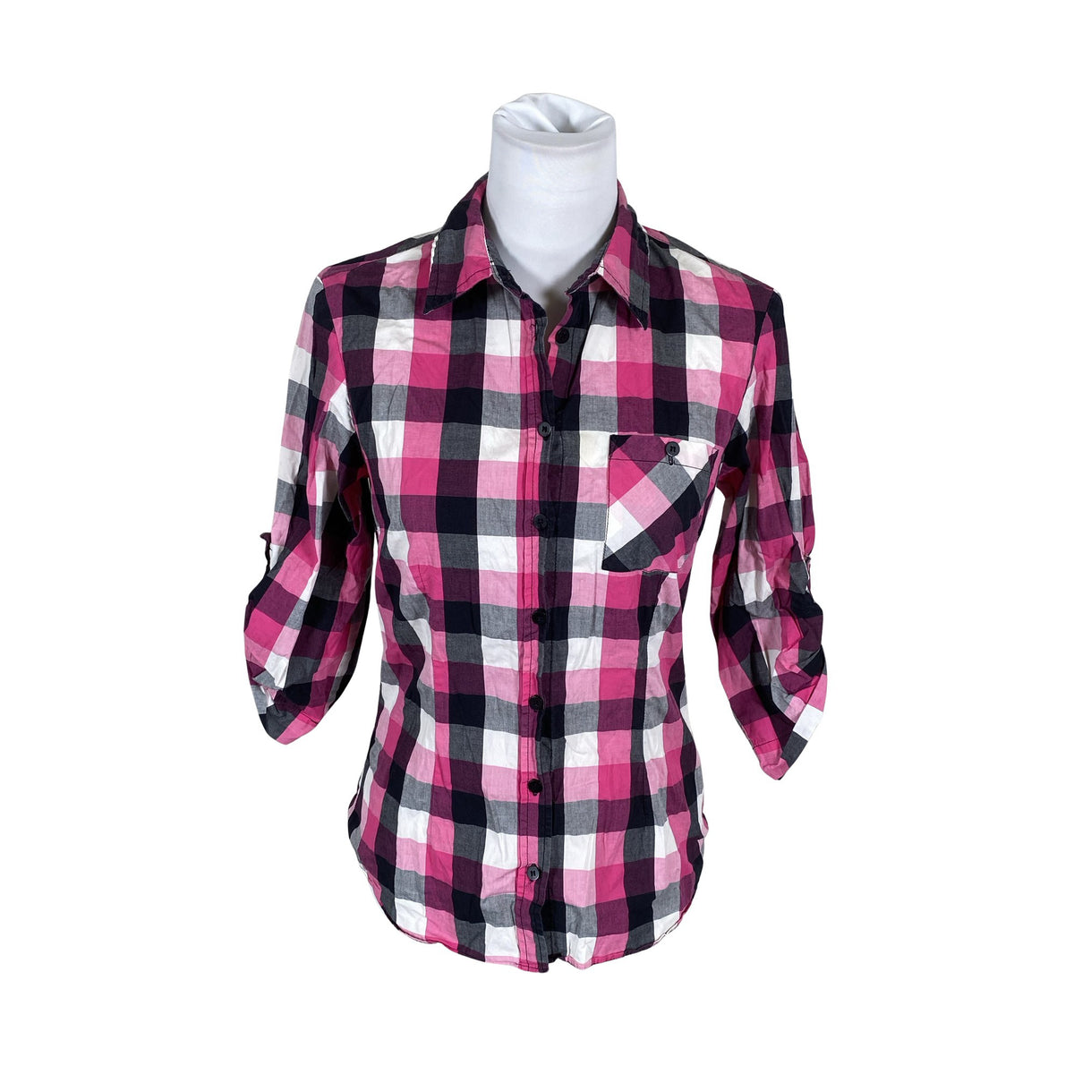 Naisten Lindex - Kauluspaita, koko 40 - Pinkki (1)