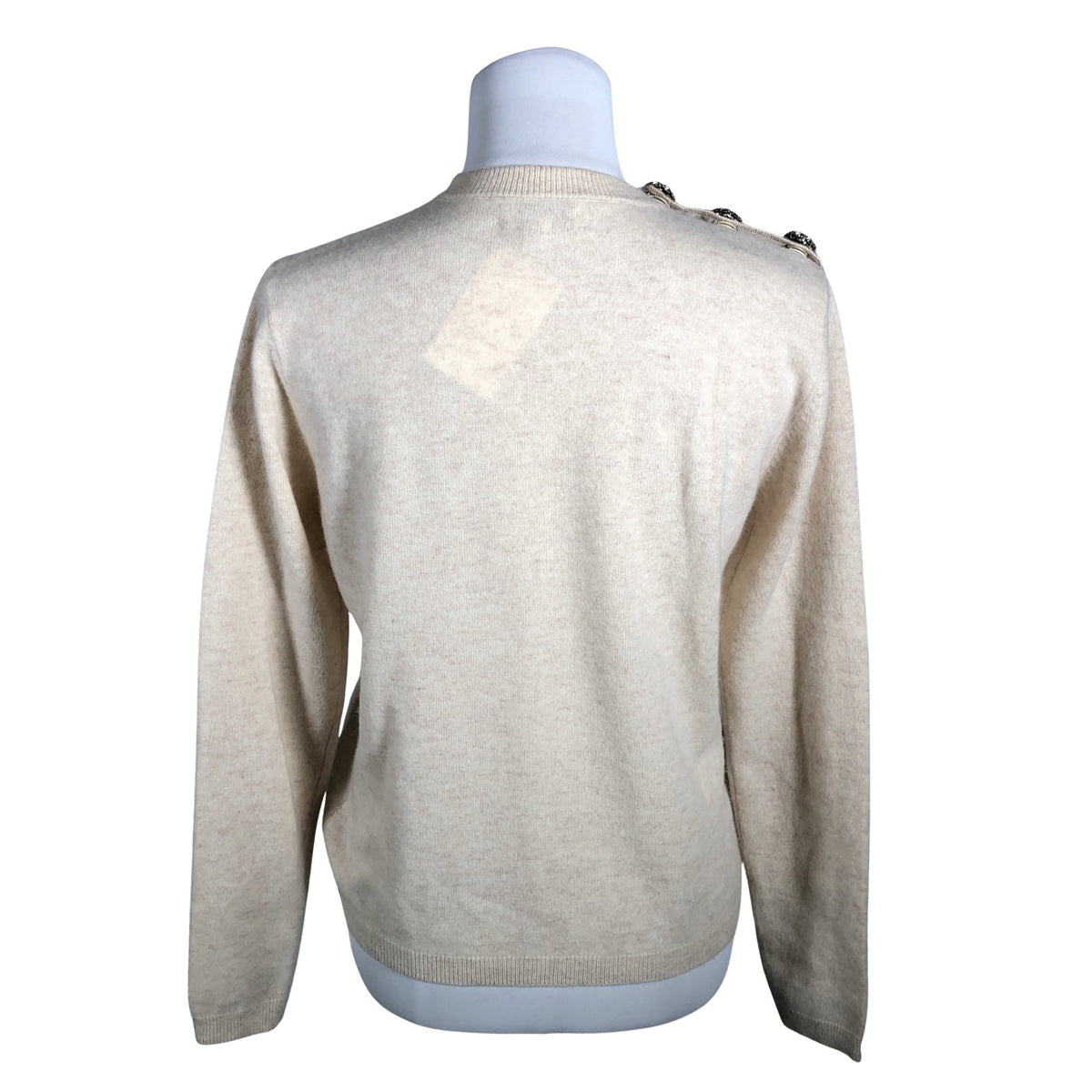 Naisten Ganni - Neulepaita, koko 38 - Beige (3)
