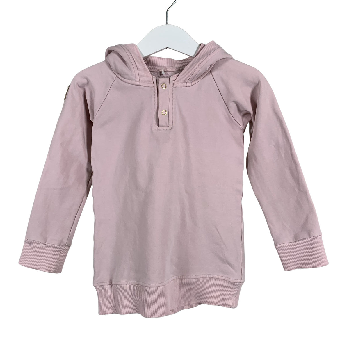 Tyttöjen Metsola - Collegepaita, koko 98 - 104 - Vaaleanpunainen (1)
