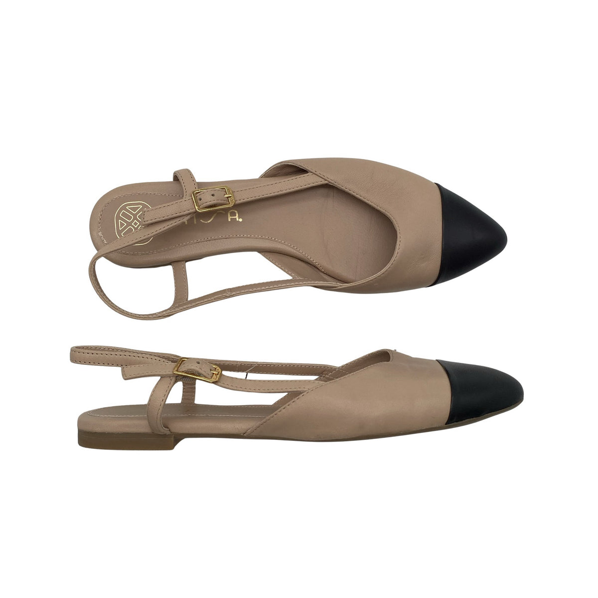 Naisten Unisa - Ballerinat, koko 38 - Beige (1)