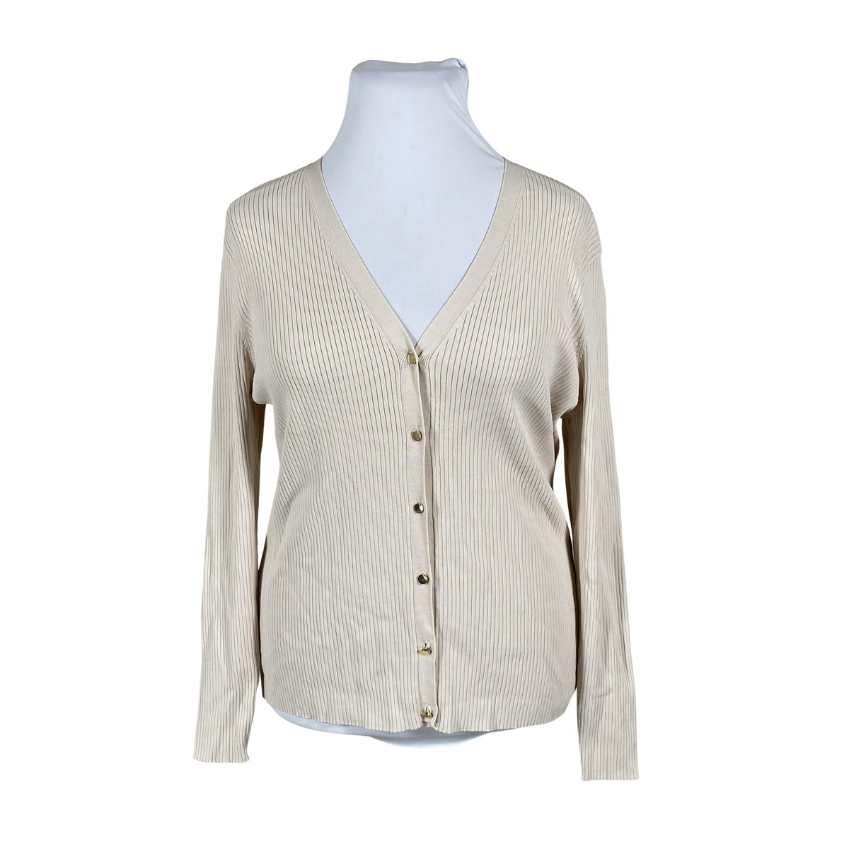 Naisten Your Face - Neuletakki, koko 42 - Beige (1)