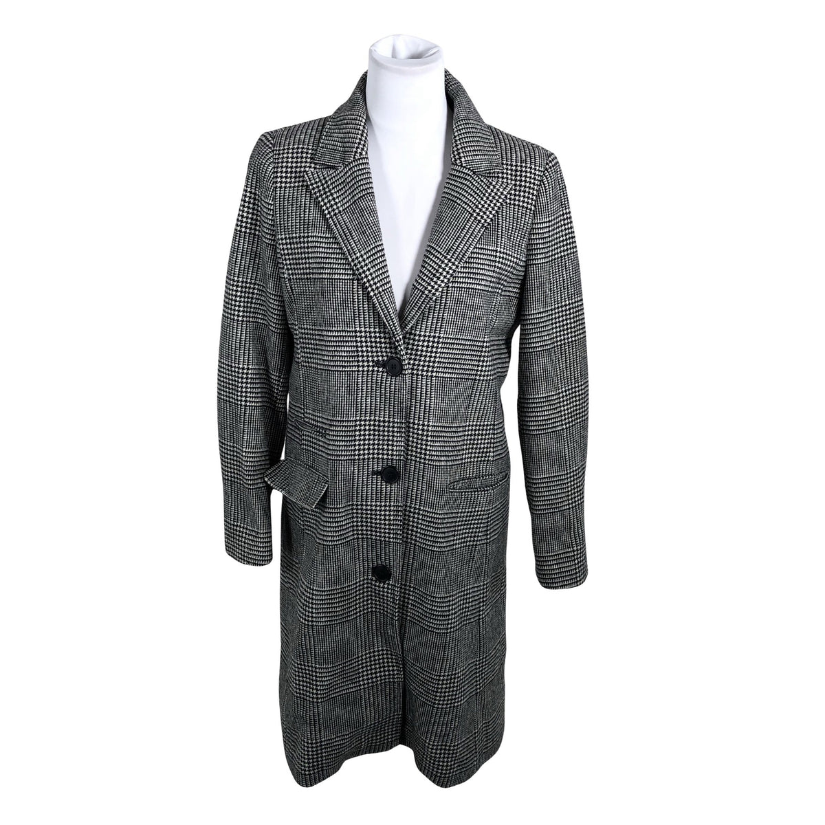 Naisten InWear - Villakangastakki, koko 36 - Musta (1)