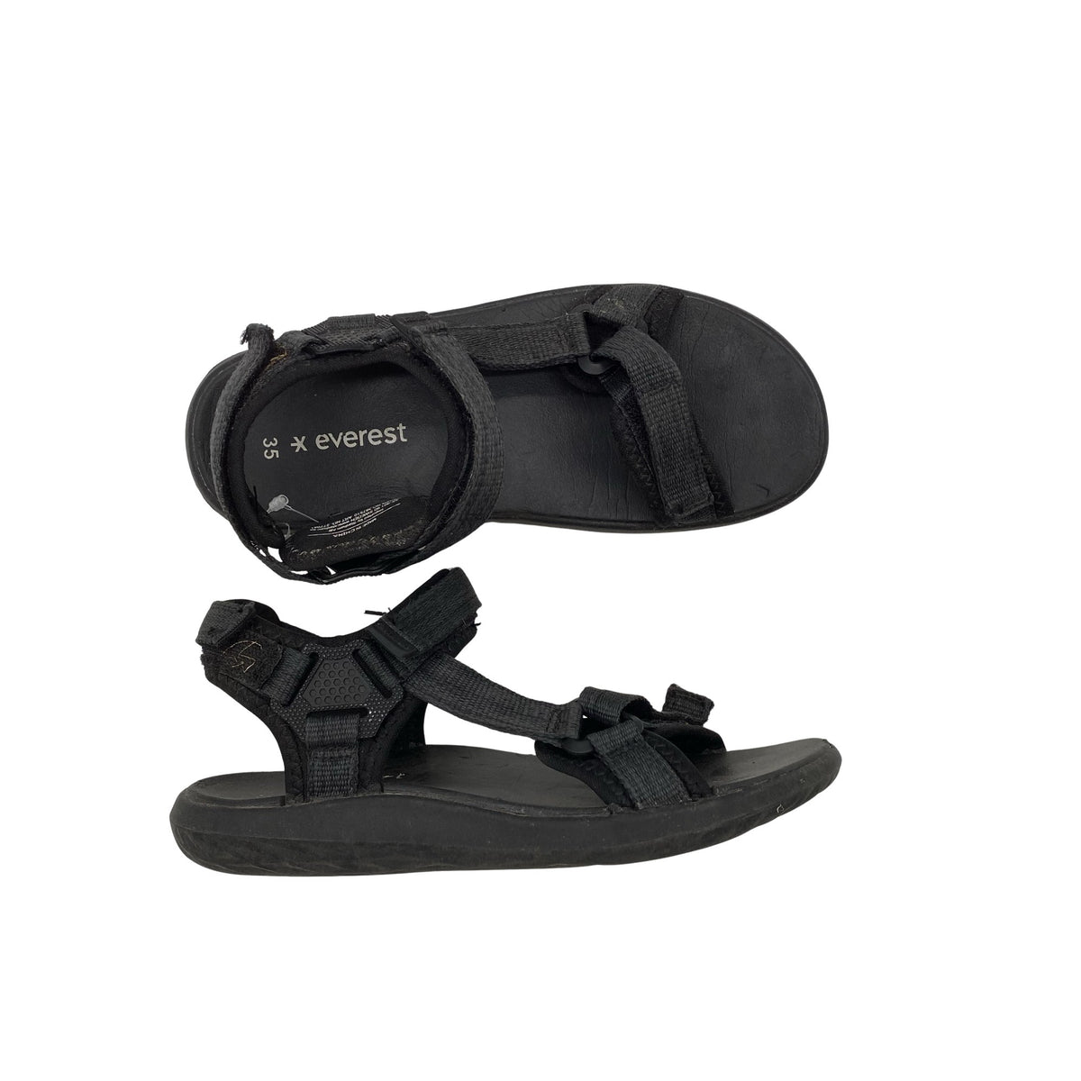 Unisex Everest - Sandaalit, koko 35 - Musta (1)