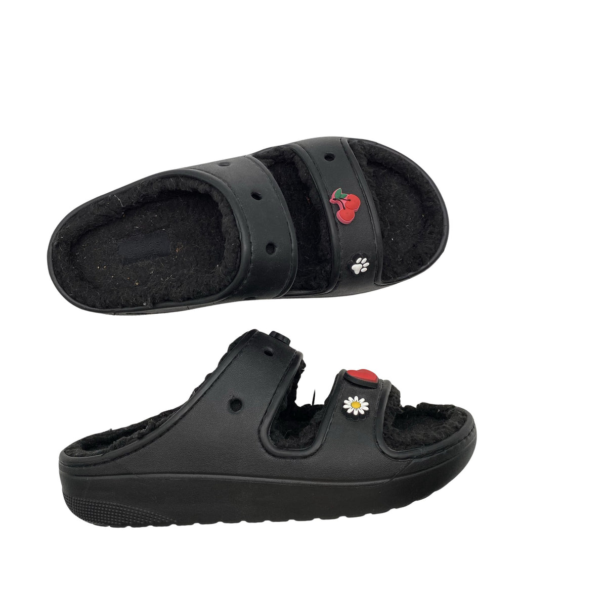 Naisten Crocs - Sandaalit, koko 38 - Musta (1)