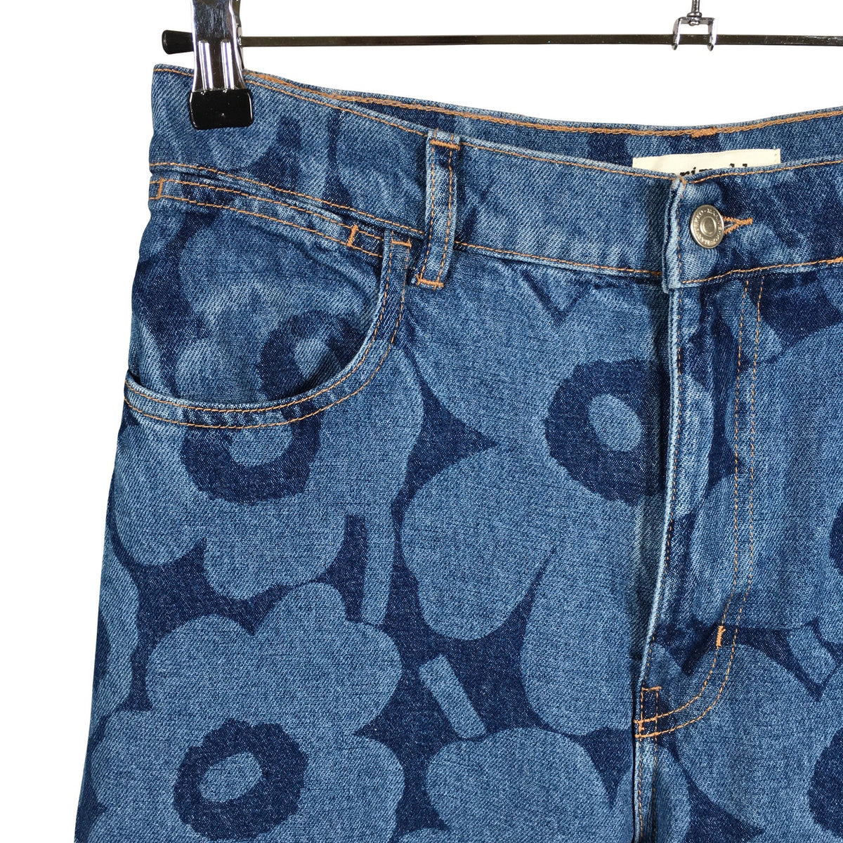 Naisten Marimekko - Farkut, koko W30 - Sininen (2)