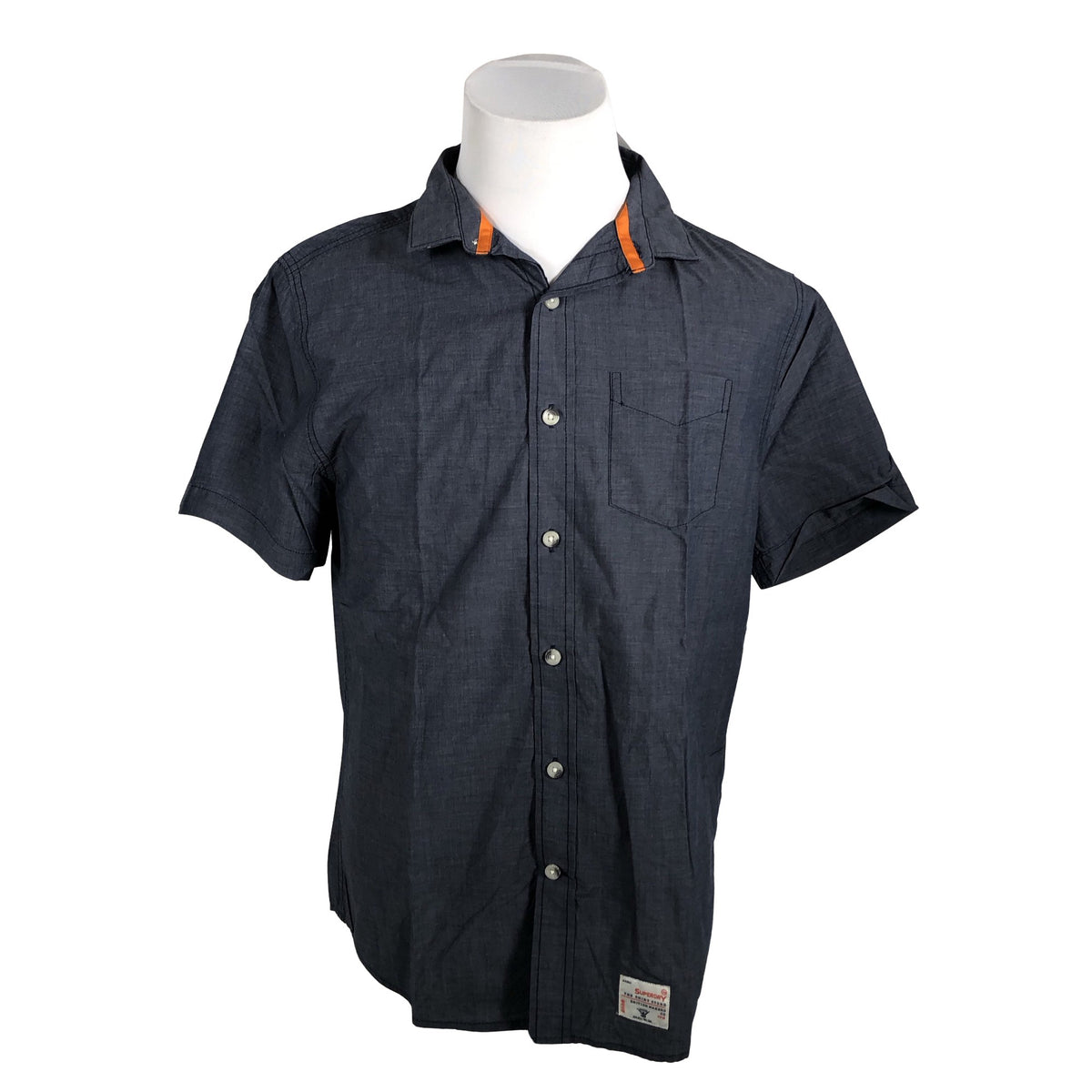 Miesten Superdry - Kauluspaita, koko XL - Sininen (1)