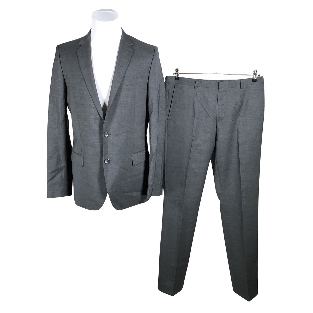 Miesten Hugo Boss - Puku, koko L - Harmaa (1)