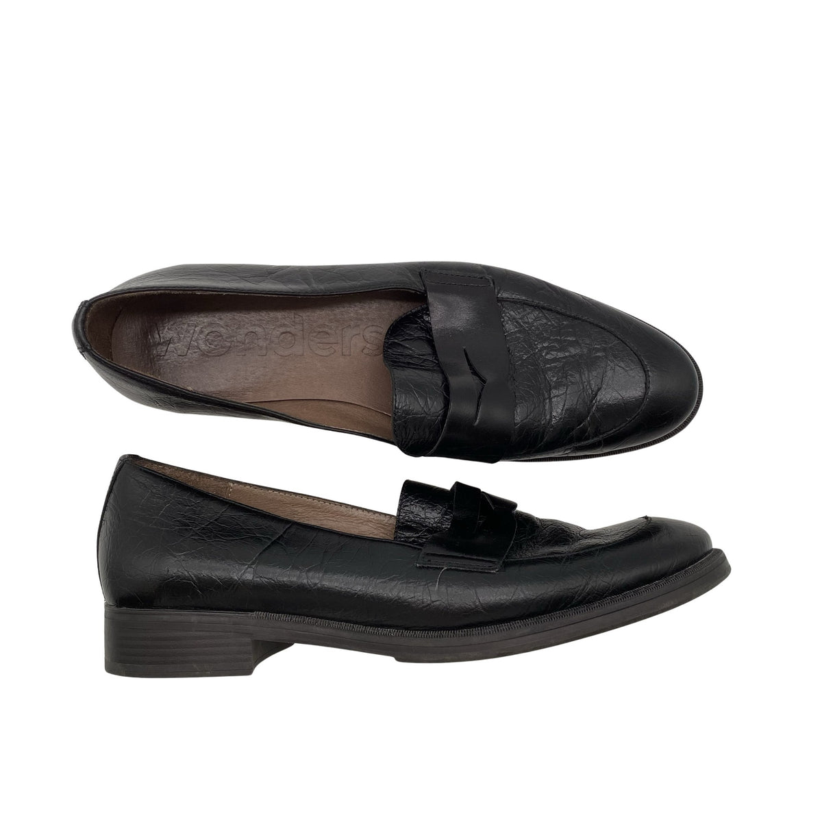Naisten Wonders - Loaferit, koko 41 - Musta (1)