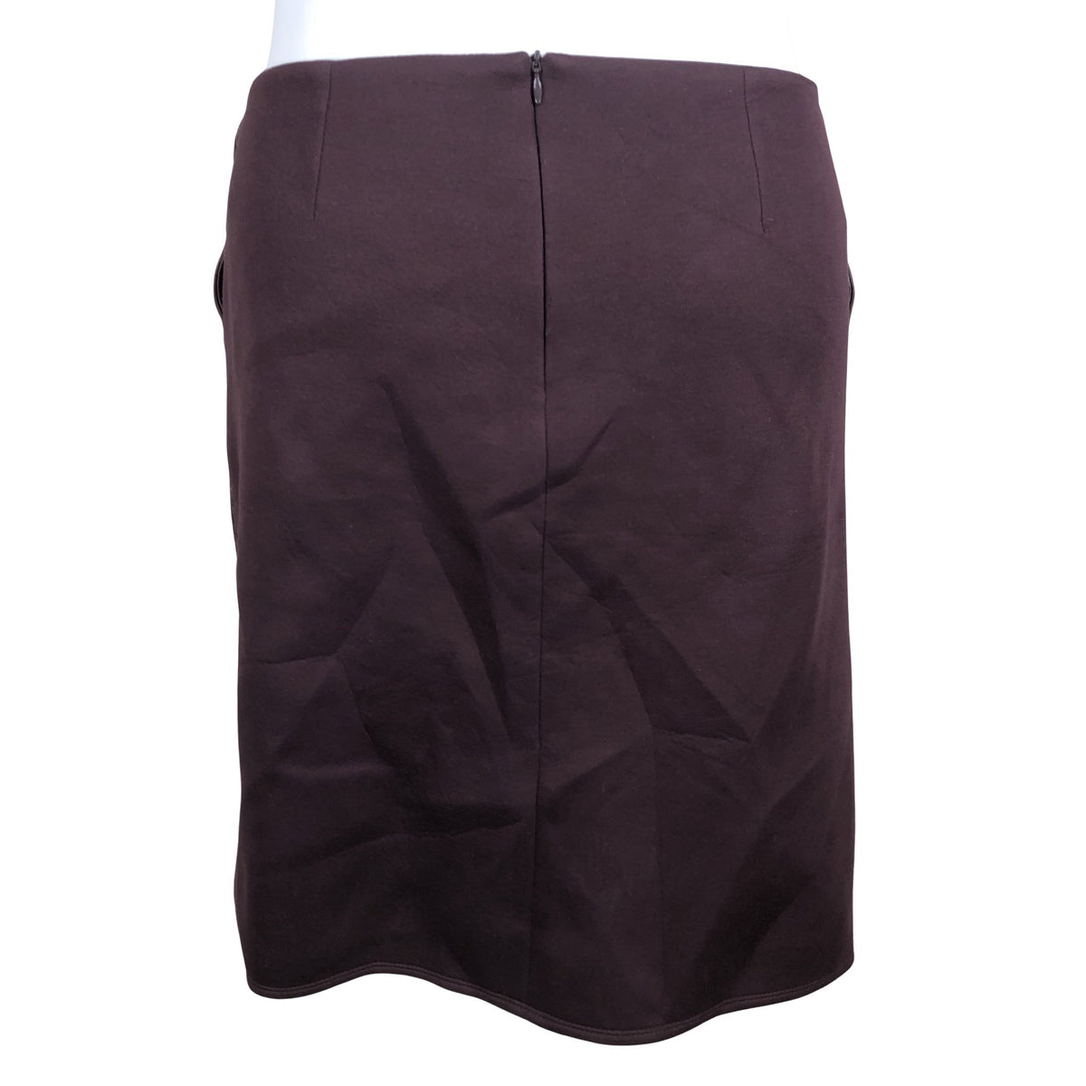 Naisten Weekend by MaxMara - Nahkahame, koko 44 - Viininpunainen (2)