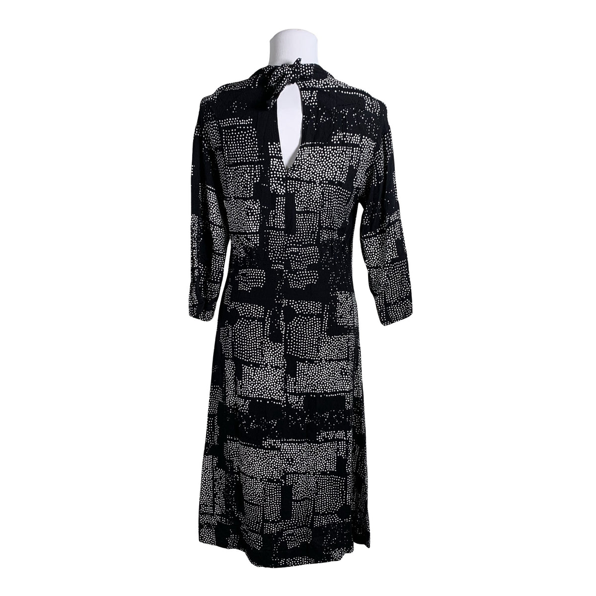 Naisten Marimekko - Sifonkimekko, koko 36 - Musta (3)