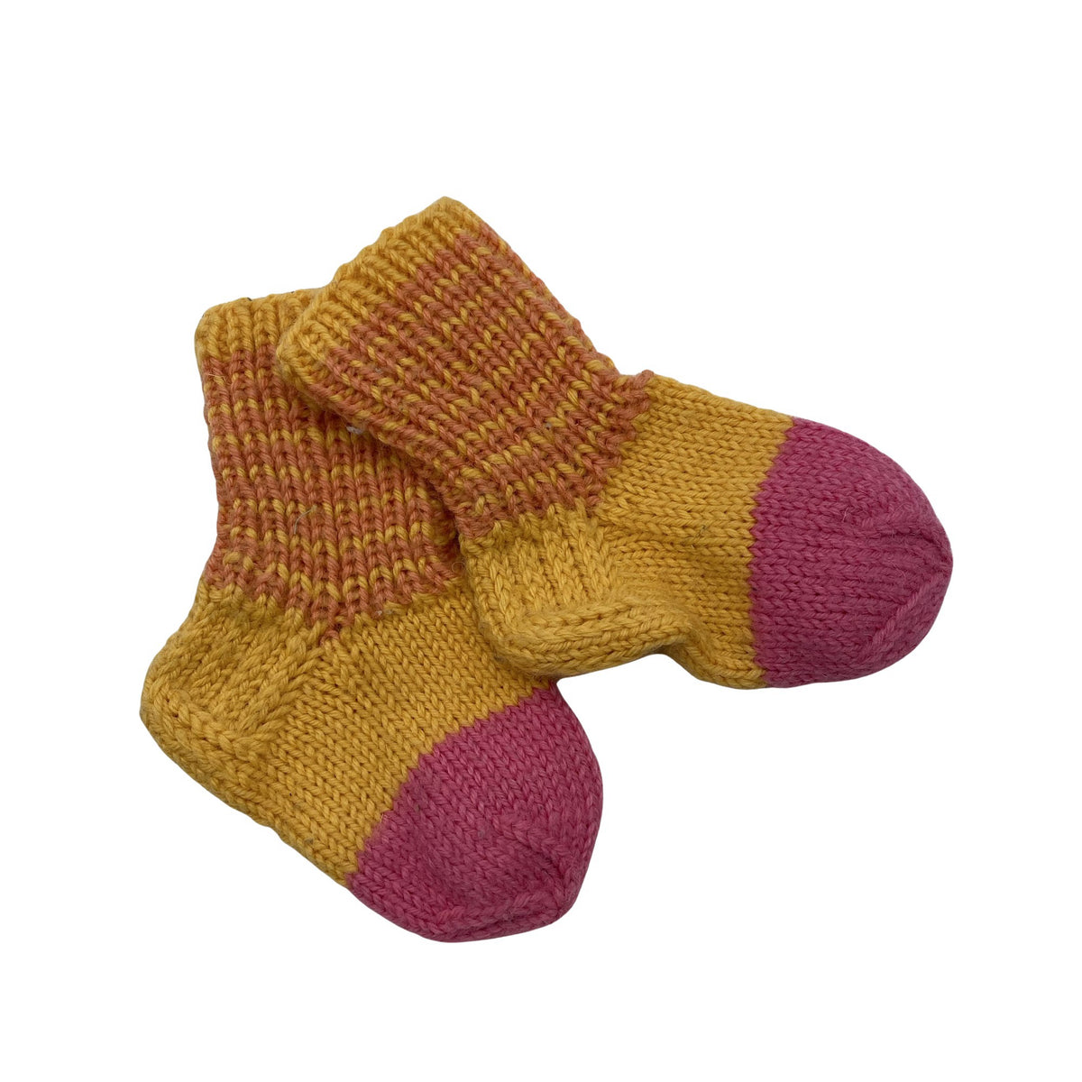 Unisex Handmade - Villasukat, koko 28 - Keltainen (1)