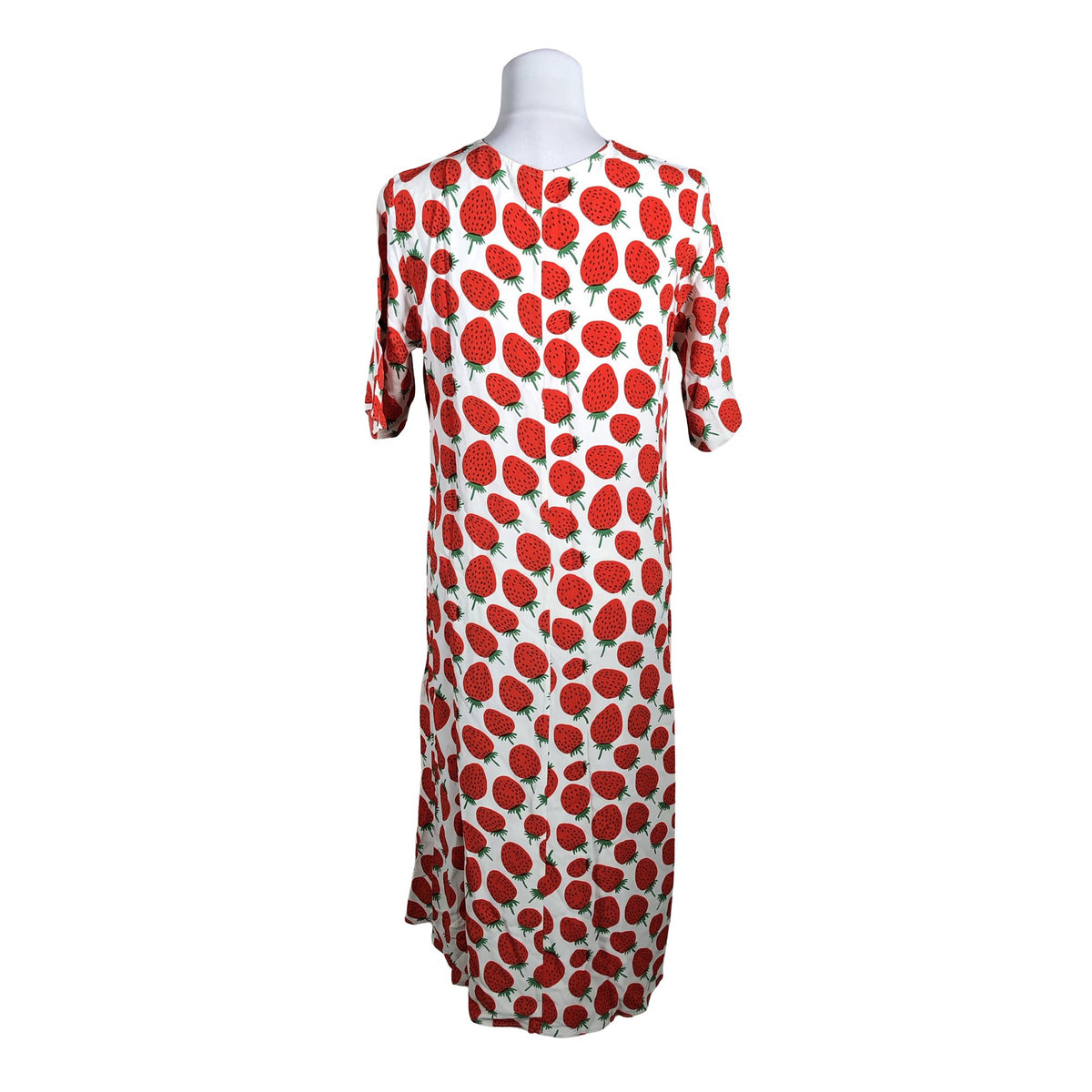 Naisten Marimekko - Sifonkimekko, koko 36 - Punainen (2)