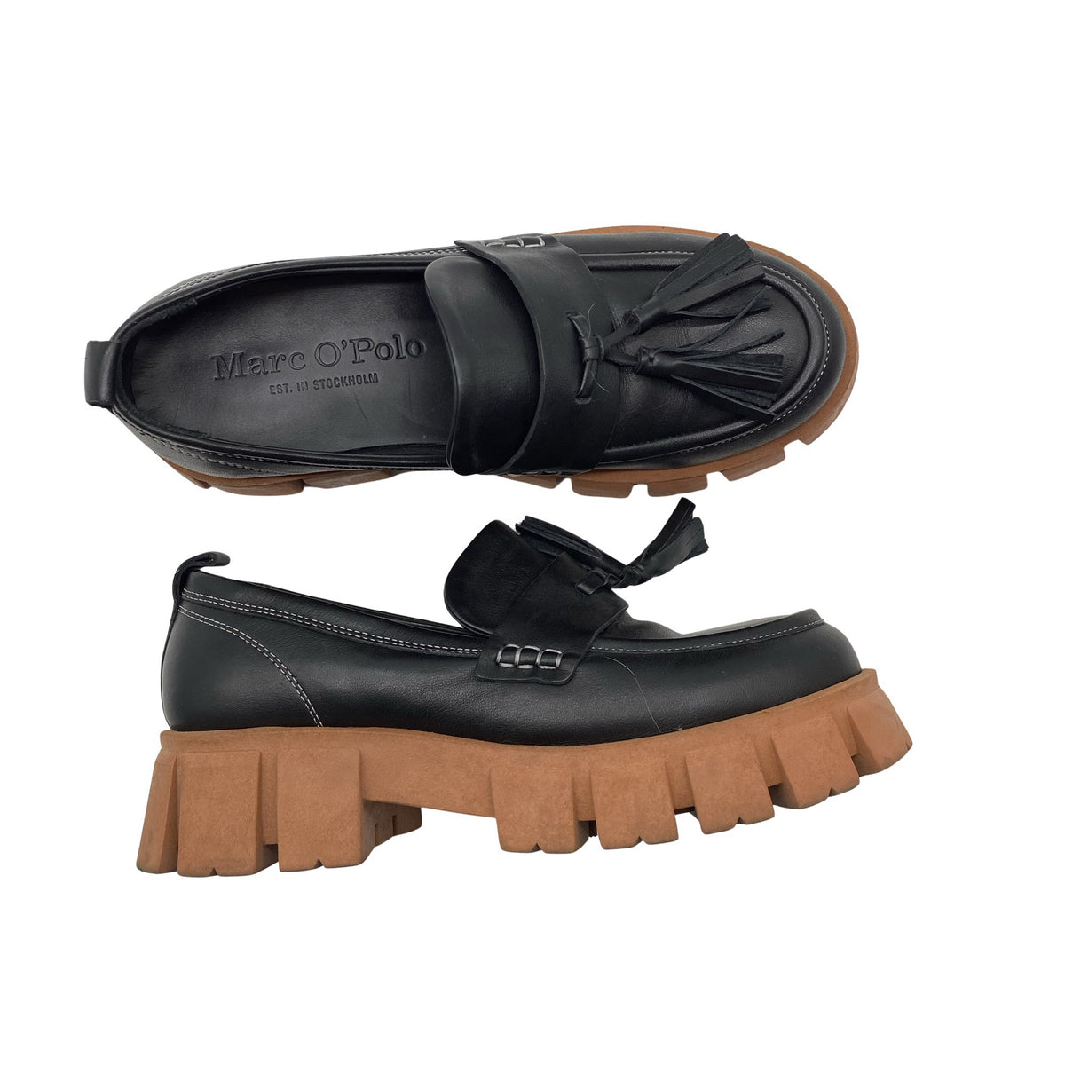 Naisten Marc O'Polo - Loaferit, koko 41 - Musta (1)