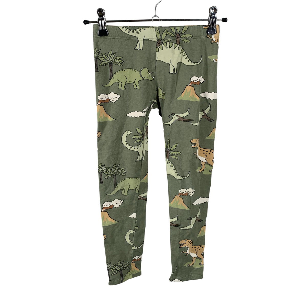 Unisex Lindex - Leggingsit, koko 110 - 116 - Vihreä (1)