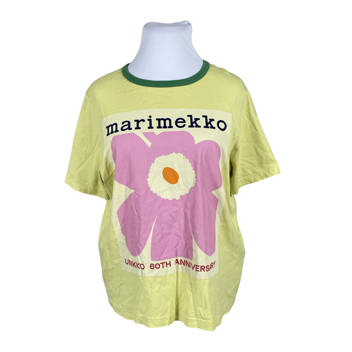 Naisten Marimekko - T-paita, koko 42 - Keltainen (1)