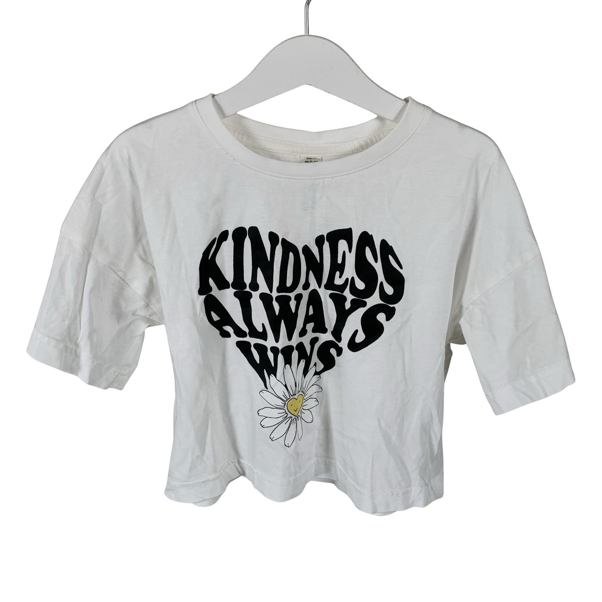 Unisex Lindex - T-paita, koko 122 - 128 - Valkoinen (1)