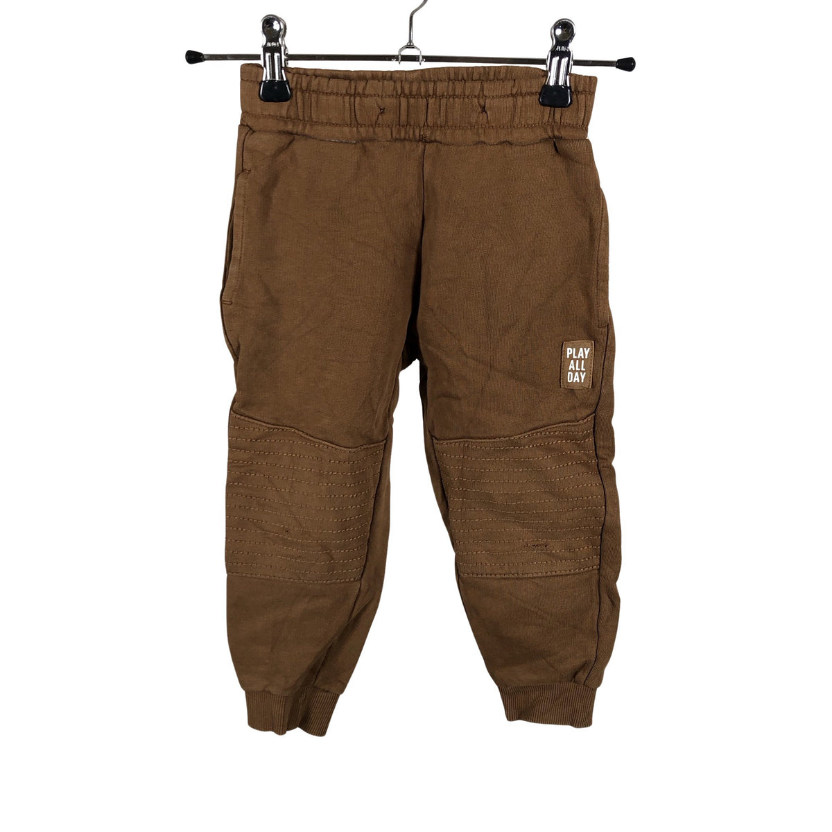 Unisex Lindex - Collegehousut, koko 92 - 98 - Ruskea (1)