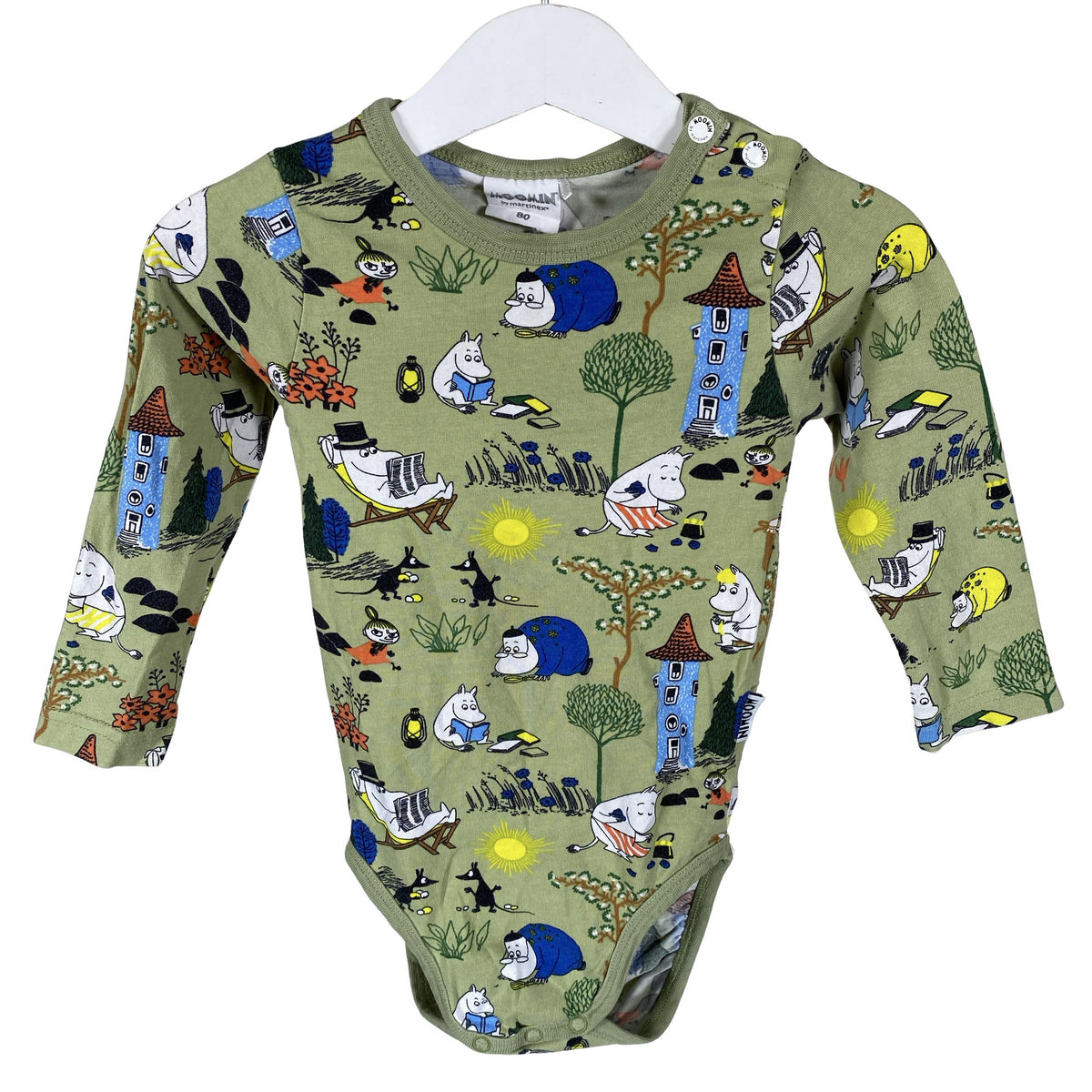 Unisex Moomin by Martinex - Body, koko 74 - 80 - Vihreä (1)