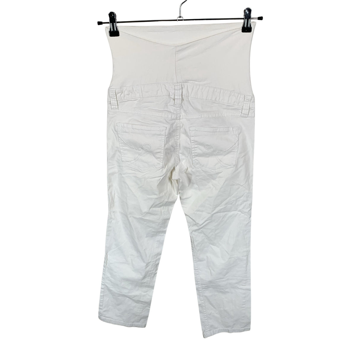 Naisten H&M Mama - Farkkucaprit, koko 36 - Valkoinen (2)