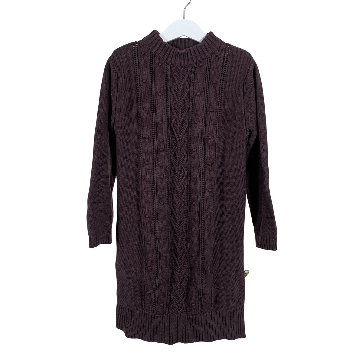Tyttöjen POMPdeLUX - Neulemekko, koko 122 - 128 - Violetti (1)