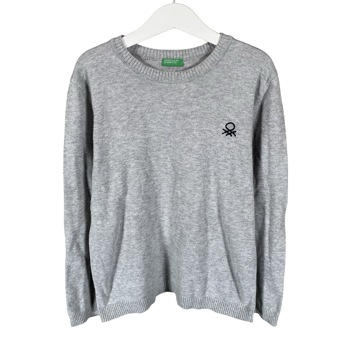 Unisex Benetton - Neulepaita, koko 140 - 146 - Harmaa (1)