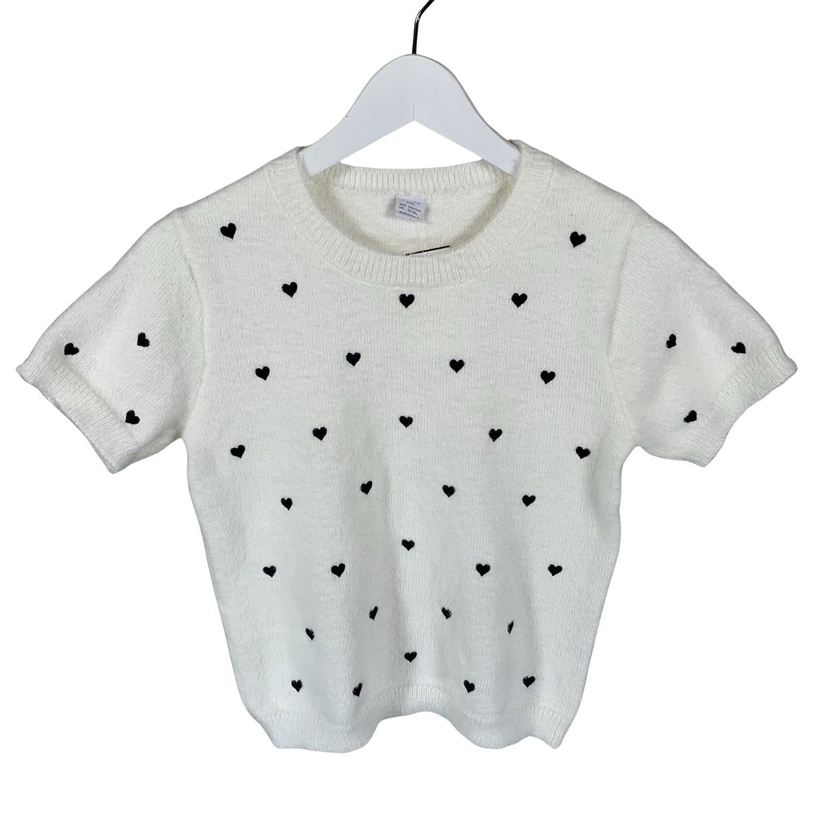 Tyttöjen Lindex - Neulepaita, koko 158 - 164 - Valkoinen (1)