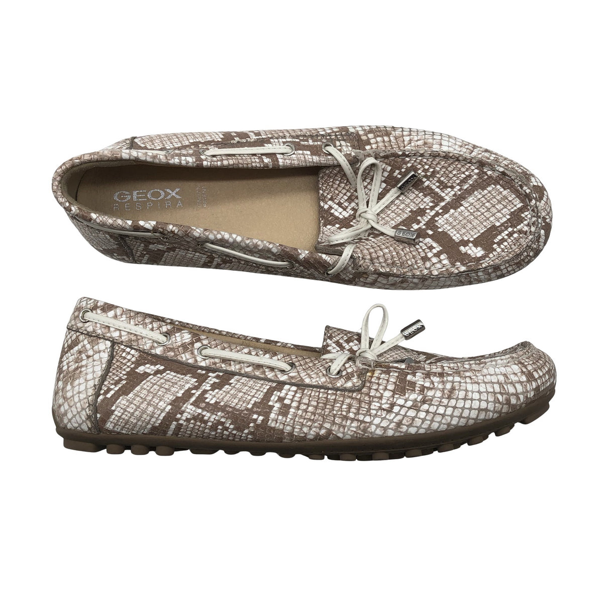 Naisten Geox - Loaferit, koko 36 - Beige (1)