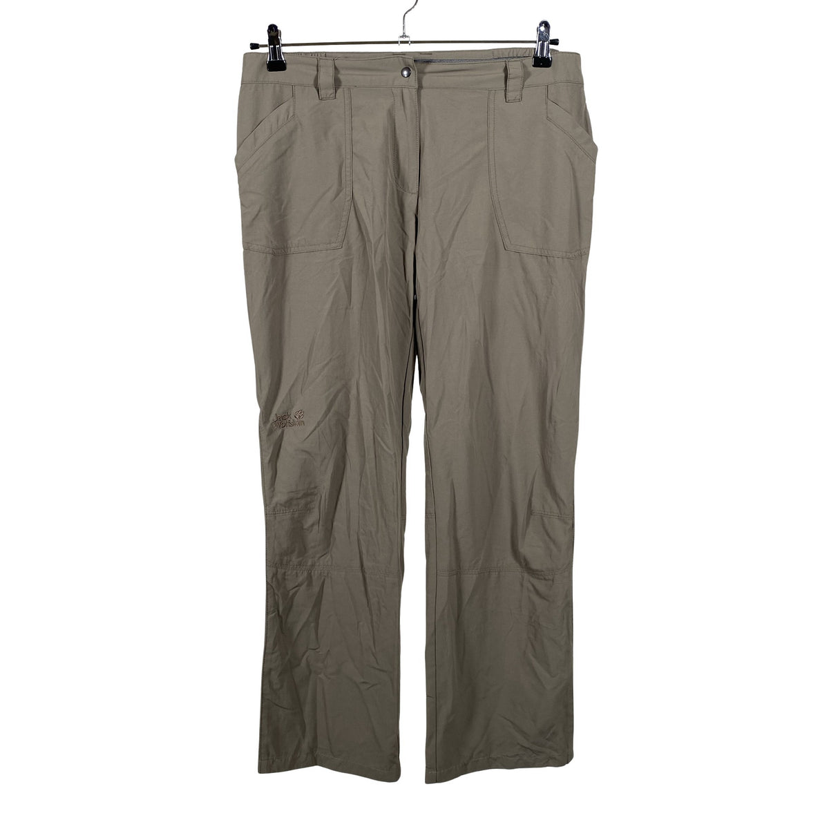 Naisten Jack Wolfskin - Kangashousut, koko W32 - Ruskea (1)
