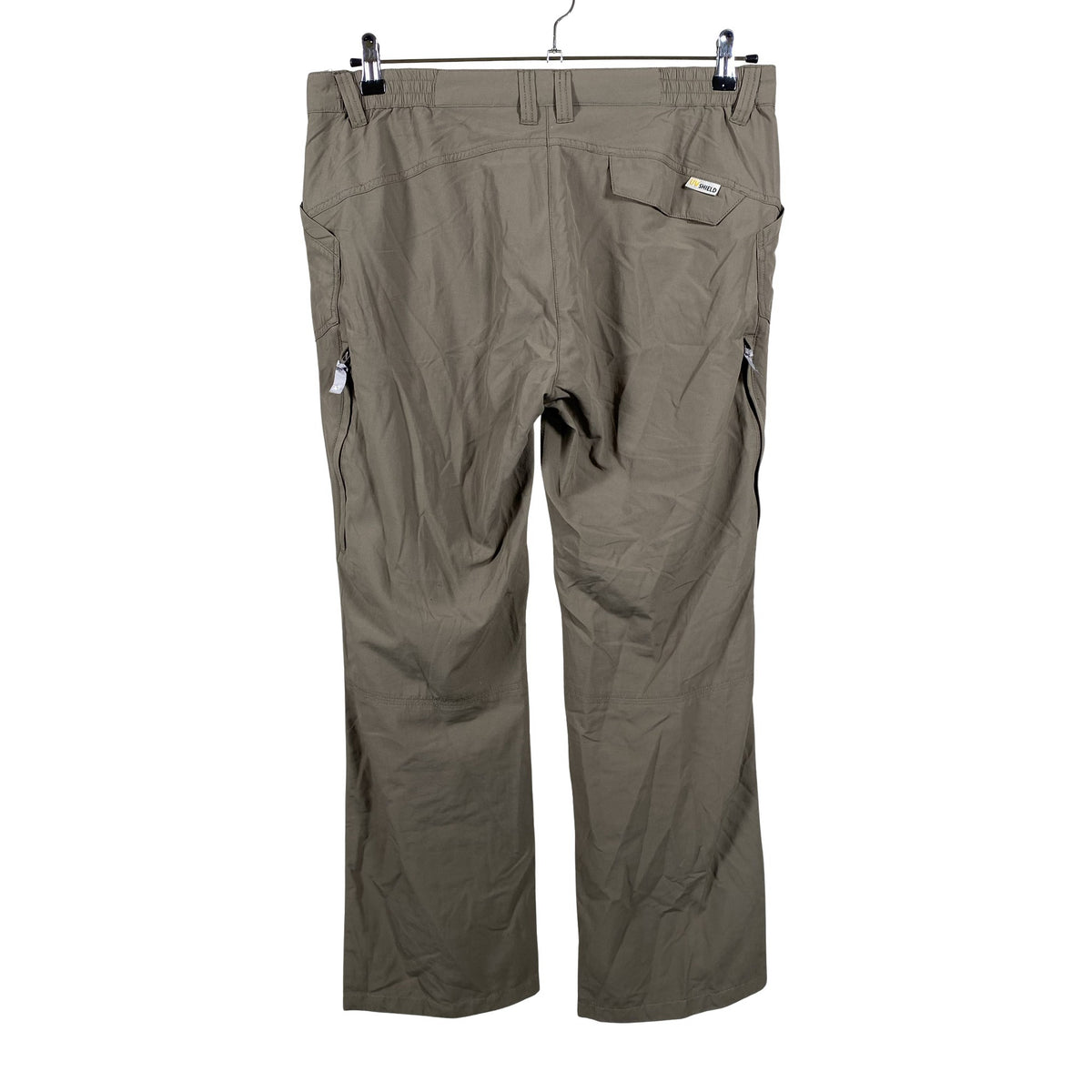 Naisten Jack Wolfskin - Kangashousut, koko W32 - Ruskea (2)