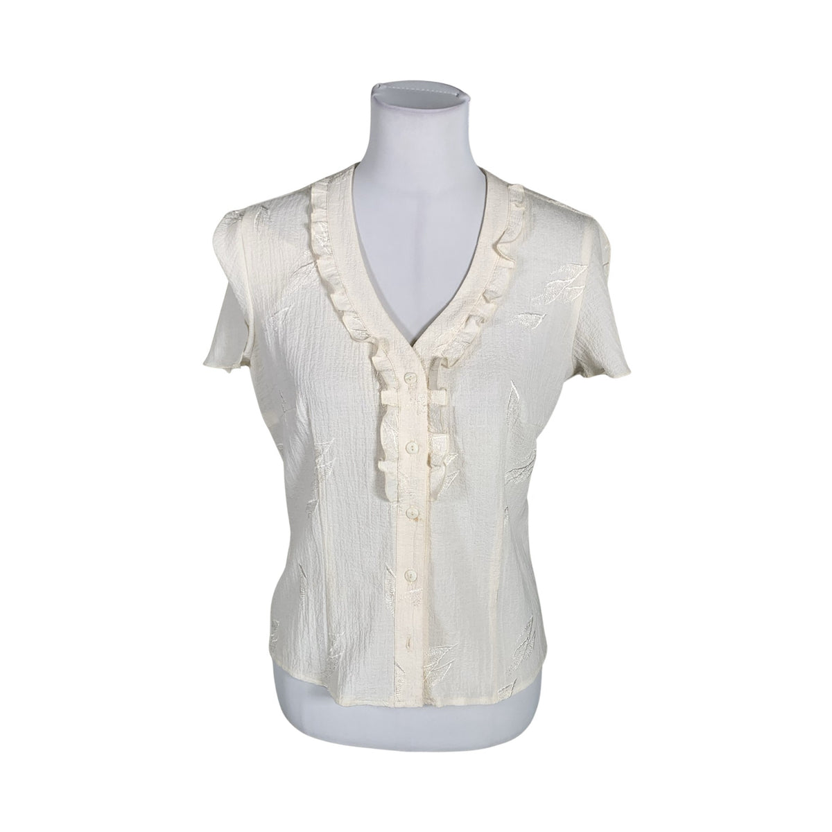 Naisten Caramel Moda - Lyhythihainen pusero, koko 38 - Beige (1)