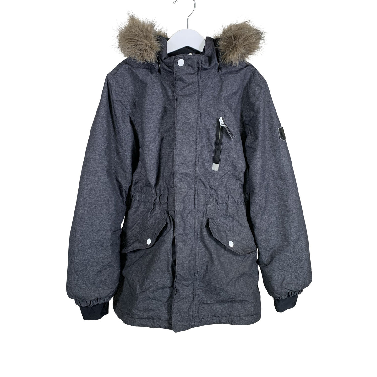Unisex Name It - Toppatakki, koko 140 - 146 - Harmaa (1)