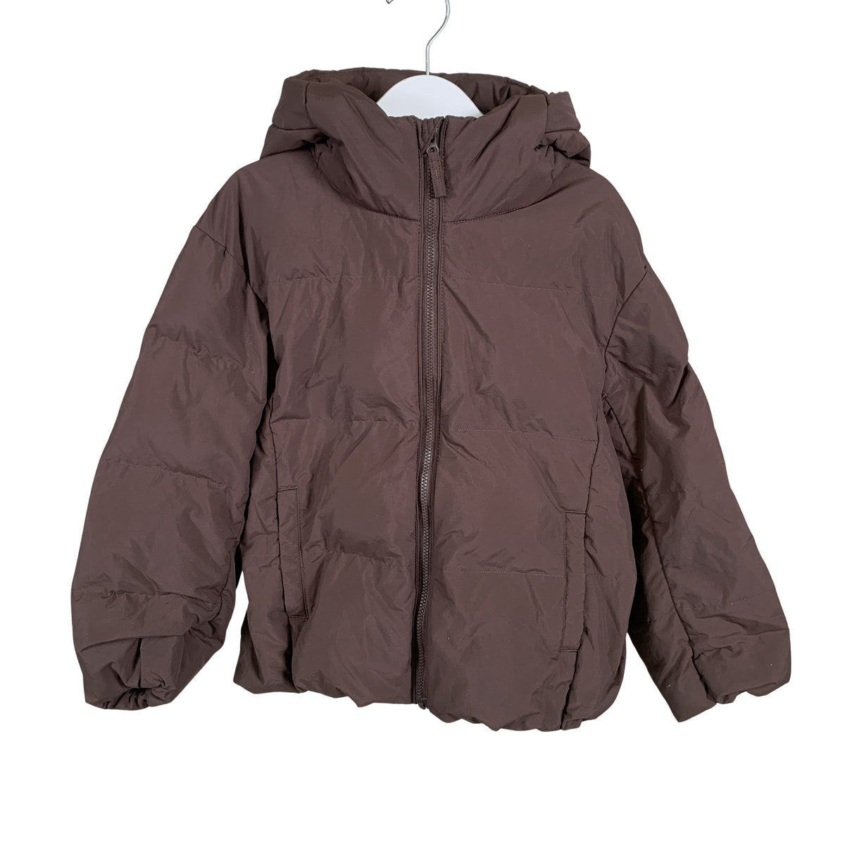 Unisex Uniqlo - Kevytuntuvatakki, koko 110 - 116 - Ruskea (1)