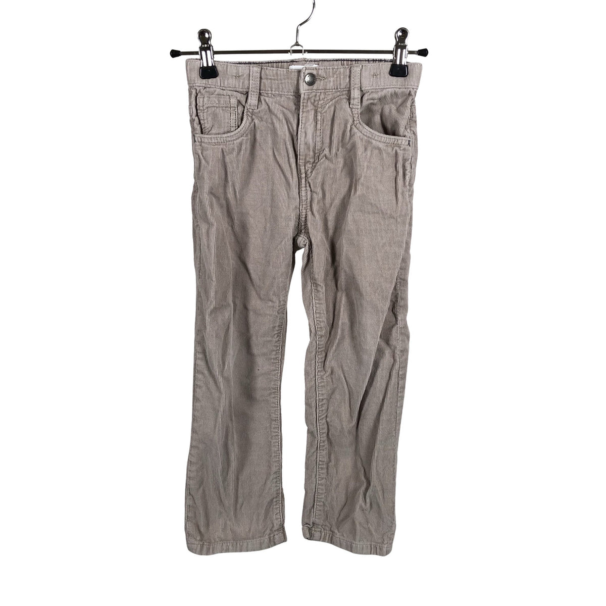 Unisex Newbie - Samettihousut, koko 110 - 116 - Beige (1)
